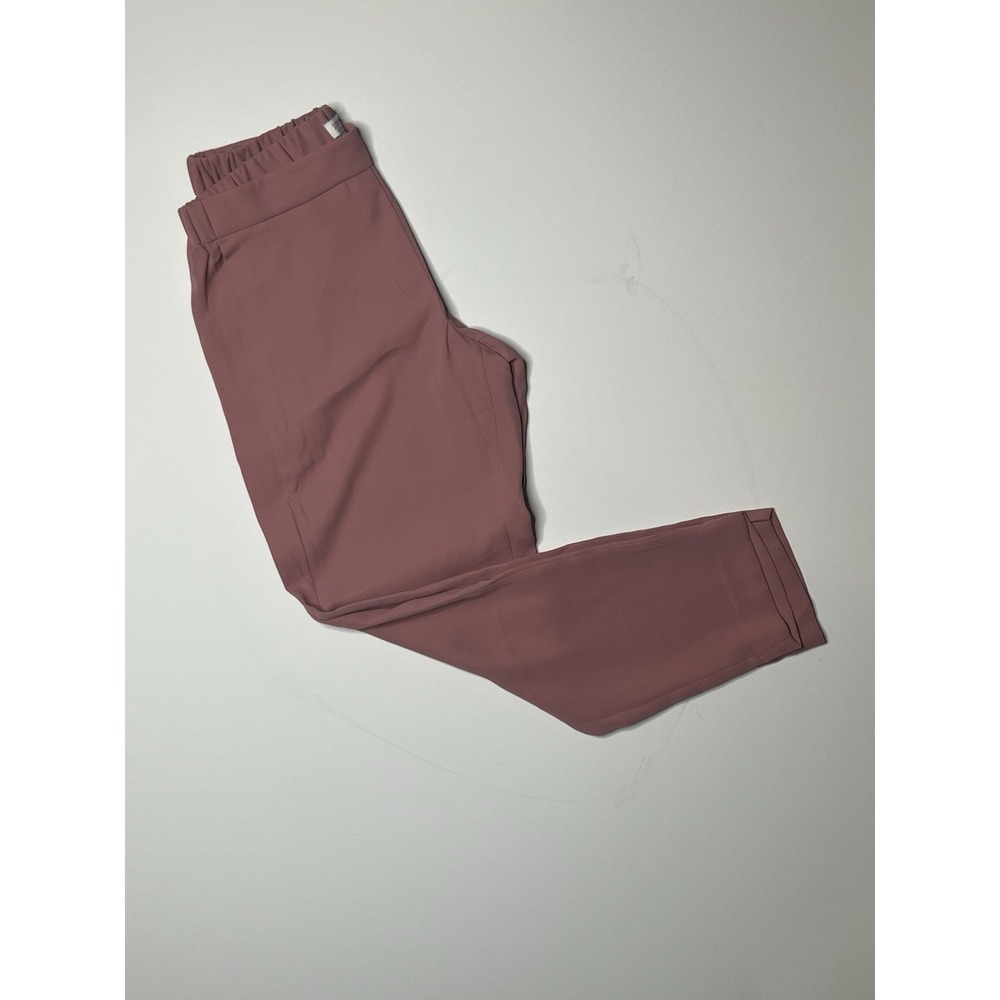 J.Crew Drapey Rose Ash Pants Mid-Rise Wash Elastic Straight Leg Pull-On Size 6 - Picture 4 of 6